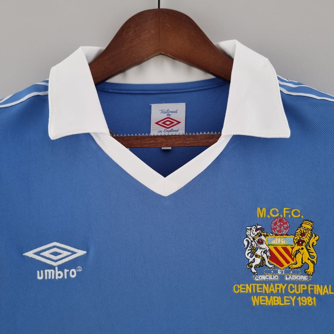 Manchester City classic home 81/82 jersey