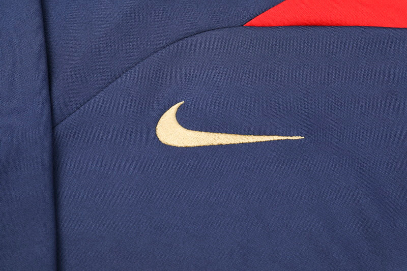 PSG DARK BLUE - RED Training tracksuit 2023/24