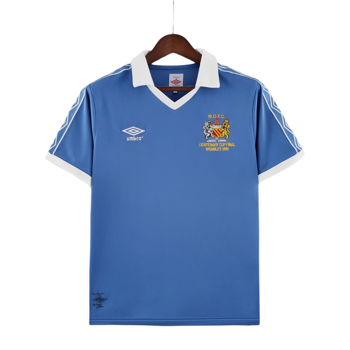 Manchester City classic home 81/82 jersey