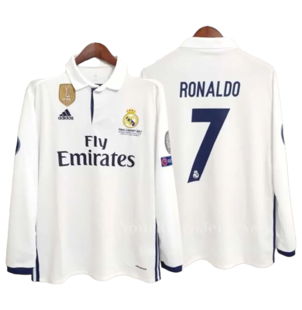 RM Home قميص كلاسيكي بأكمام طويلة 2015/16 رونالدو 7