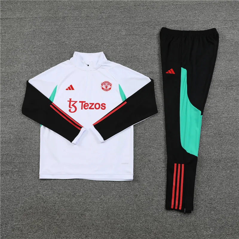 Manchester United WHITE Training Tracksuit 2024