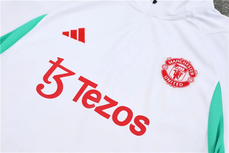 Manchester United WHITE Training Tracksuit 2024