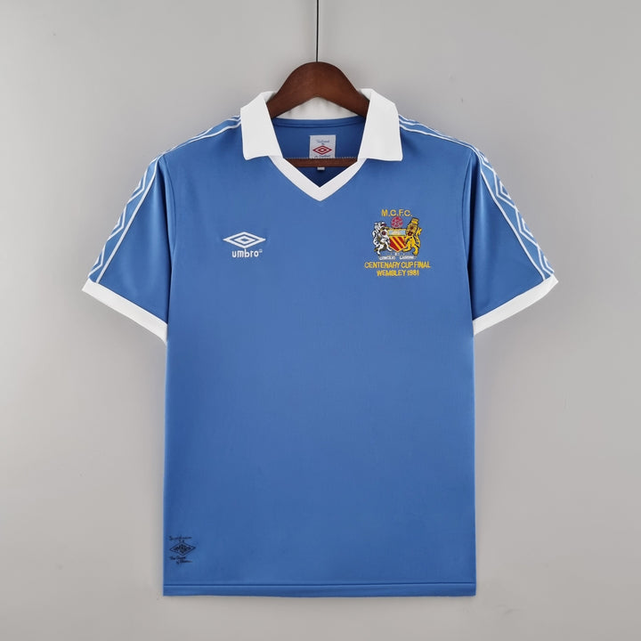 Manchester City classic home 81/82 jersey