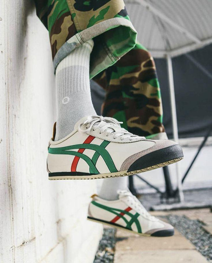 Onitsuka Tiger Mexico 66 Birch Green Red Yellow